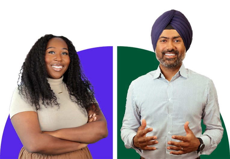 Allspring employees Bithja and Mandeep